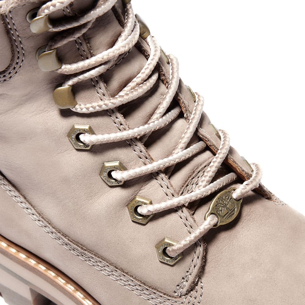 Timberland 6-Inch Μποτακια Γυναικεια Γκρι - Courmayeur Valley - Greece 6294710-YI